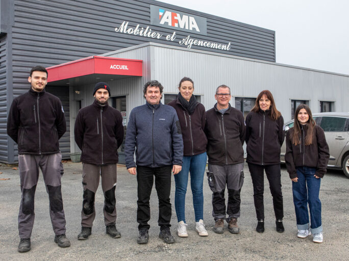 L'équipe de la société AFMA Dordogne